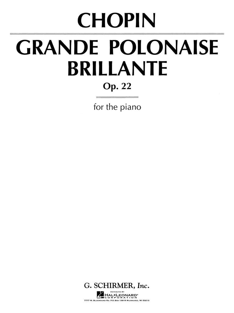 Grand Polonaise Brillante, Op. 22 in Eb Major